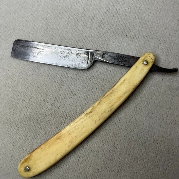 GEBR. KORTE 801 Vintage Folding Straight Razor, SOLINGEN-GERMANY Antique - Picture 1 of 6